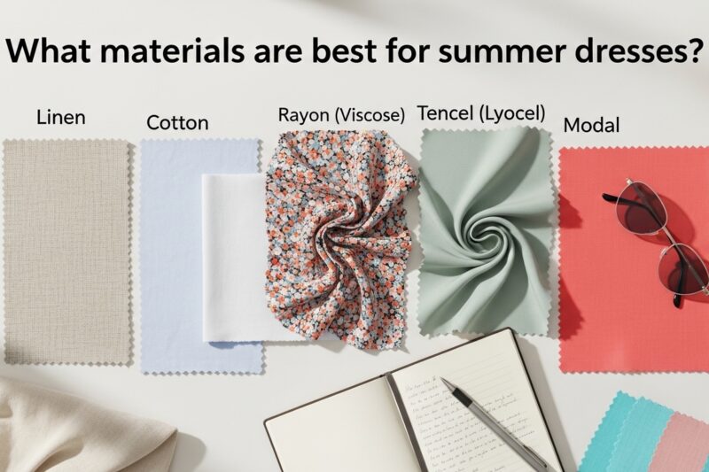 Jakie materiały są najlepsze na letnie sukienki?