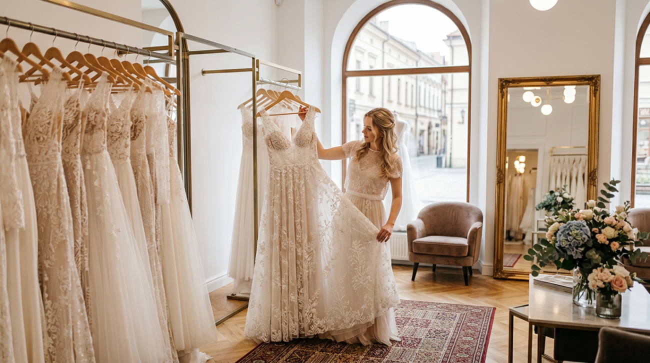 Ranking najlepszych salonów sukni ślubnych Tarnów 2026 - gdzie kupić wymarzoną suknię?