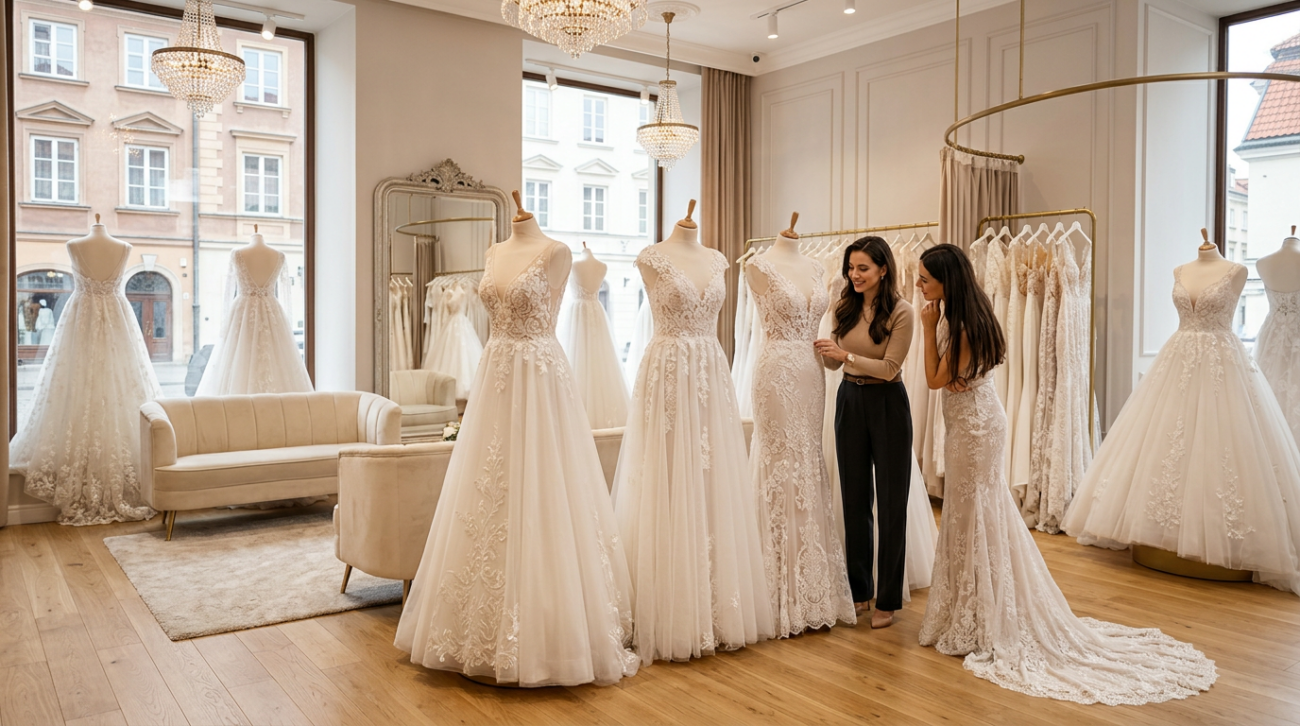 Ranking najlepszych salonów sukni ślubnych Warszawa 2026 - gdzie kupić wymarzoną suknię?