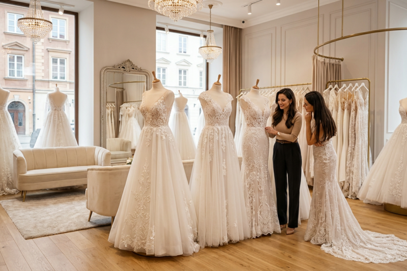 Ranking najlepszych salonów sukni ślubnych Warszawa 2026 – gdzie kupić wymarzoną suknię?