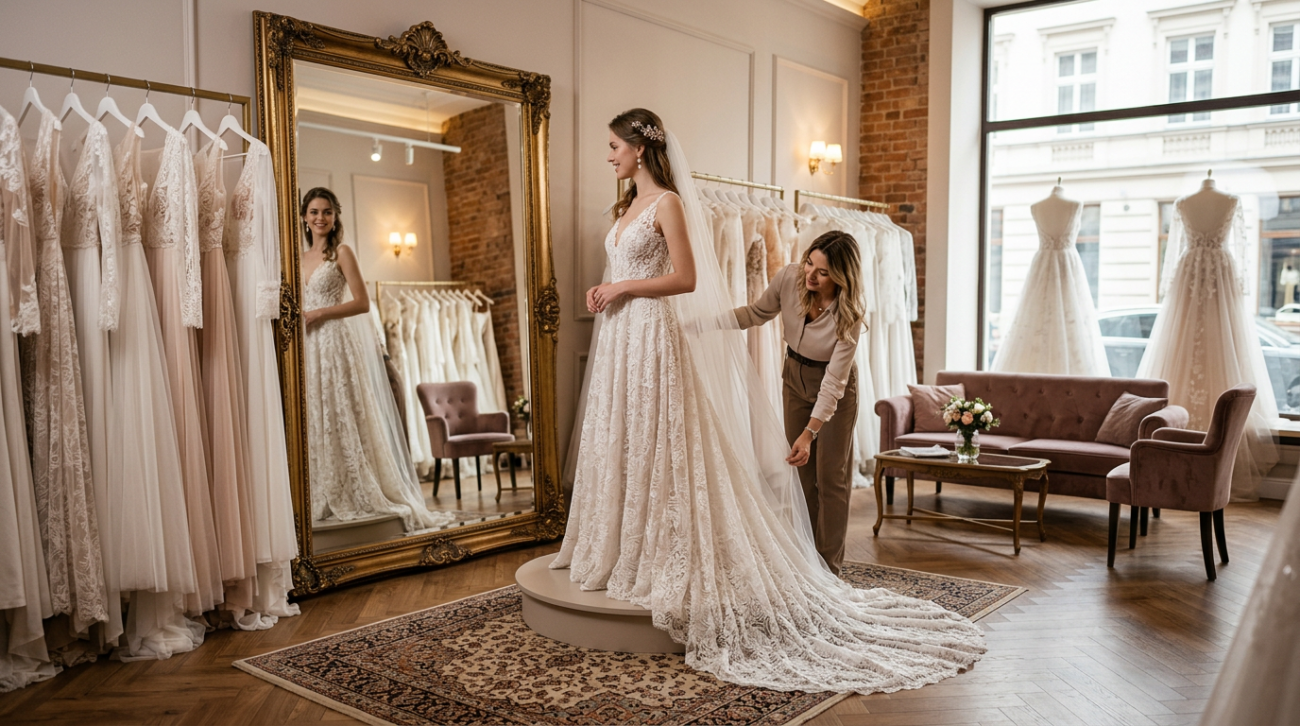 Ranking najlepszych salonów sukni ślubnych Łódź 2026 - gdzie kupić wymarzoną suknię?