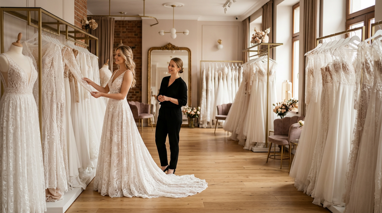 Ranking najlepszych salonów sukni ślubnych Kielce 2026 - gdzie kupić wymarzoną suknię?